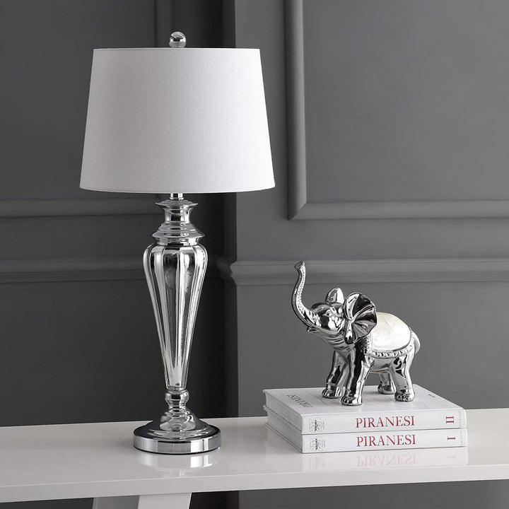 Lighting 30 inch Trent Led Table Lamp Silver ditional