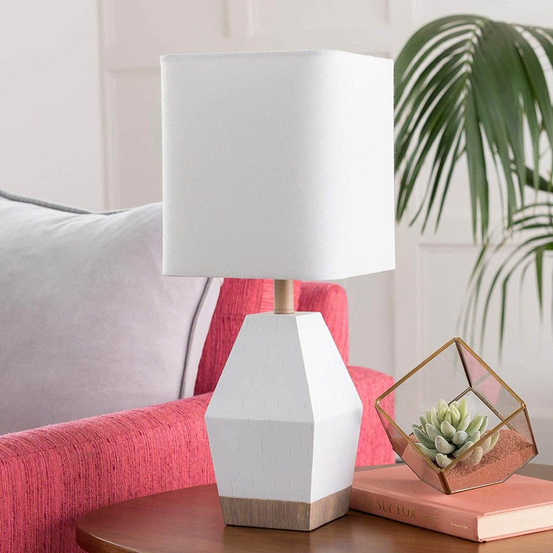 White Table Lamp Modern Contemporary Bulbs