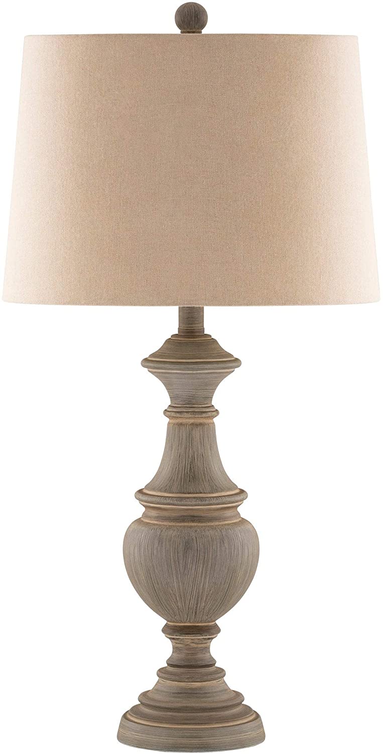 MISC Classic Grey 28 inch Table Lamp 28" h X 14" w 14" d Nickel Bulbs Included