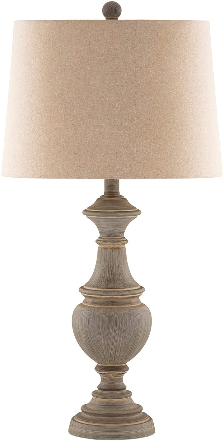MISC Classic Grey 28 inch Table Lamp 28" h X 14" w 14" d Nickel Bulbs Included