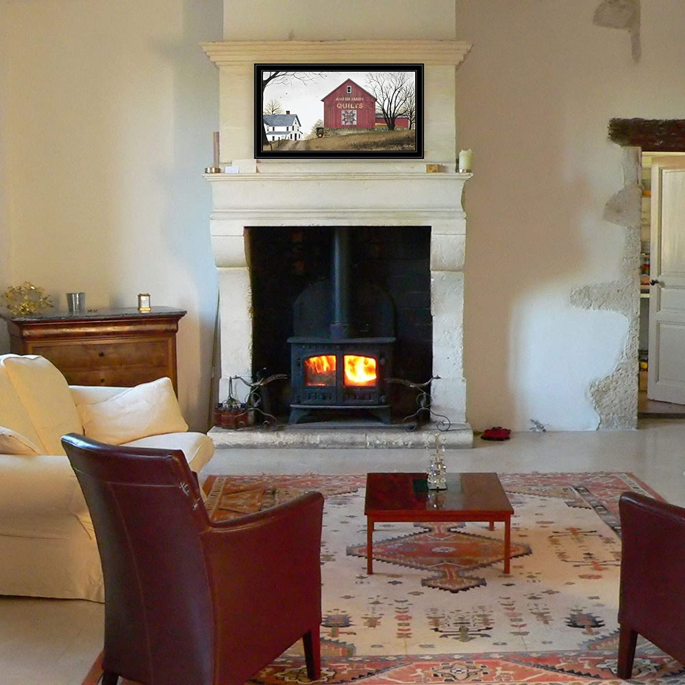 MISC Quilt Barn by Billy Ready Hang Framed Black Frame Country