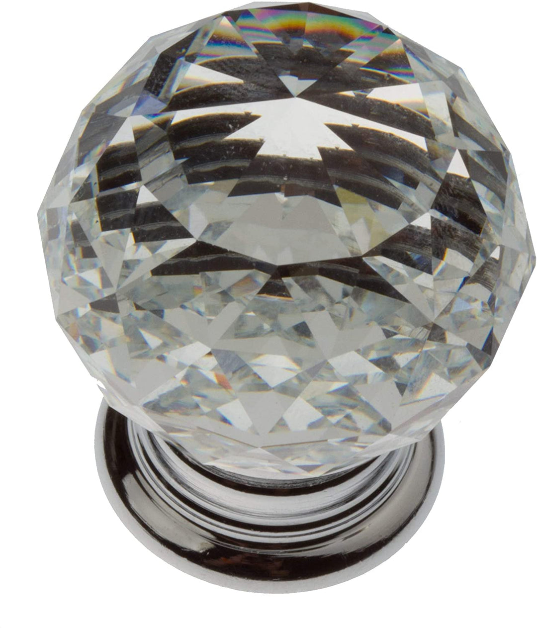 1 19 inch Clear K9 Crystal Cabinet Knobs (Pack 10)