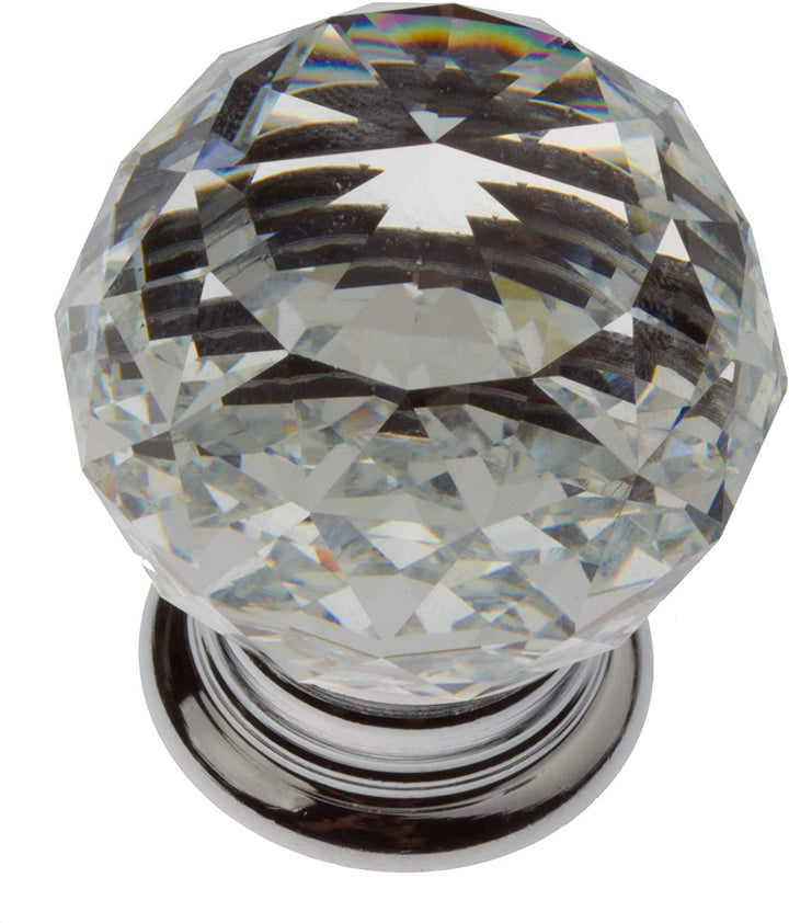 1 19 inch Clear K9 Crystal Cabinet Knobs (Pack 10)