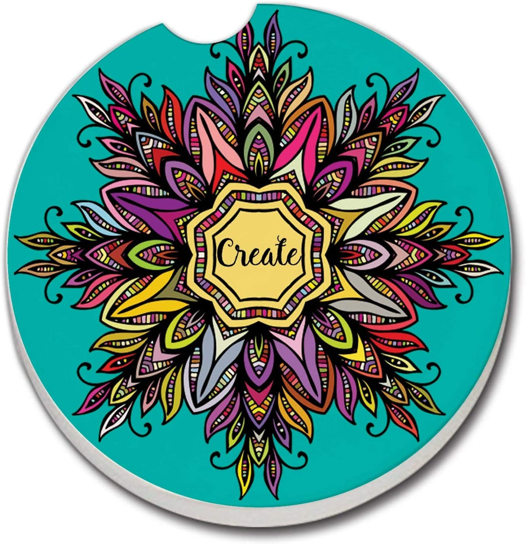 Car Coaster Create Mandala Set 2 2 5