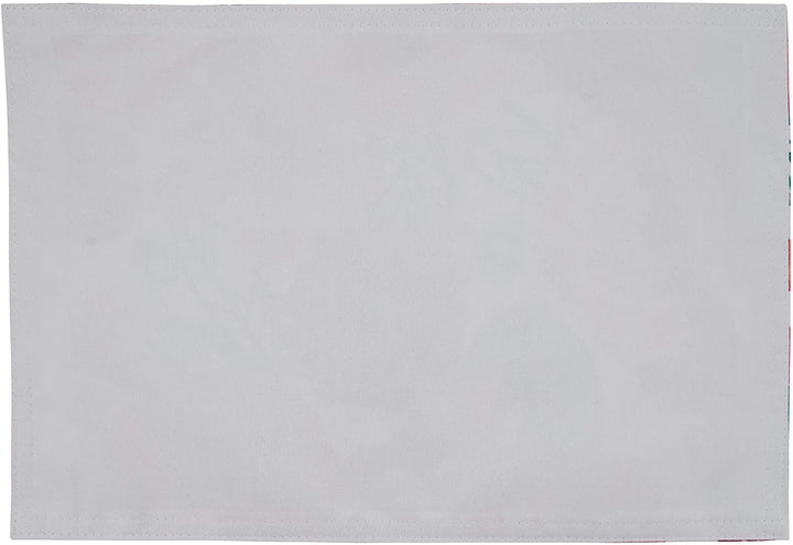 Large Floral Table Mats (Set 4) Color Oblong Polyester