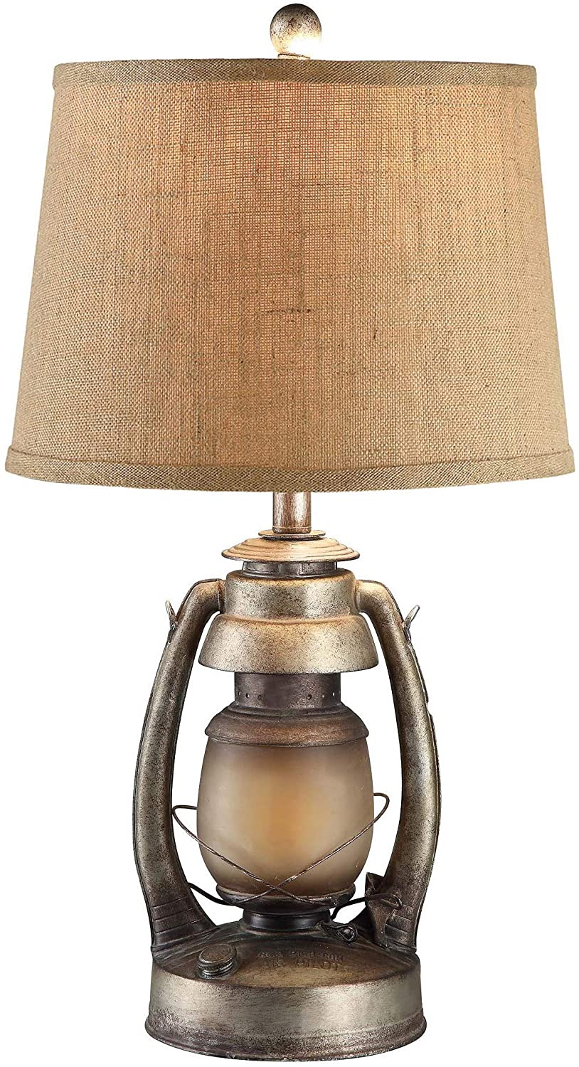 Oil Lantern Antique 27 inch Table Lamp