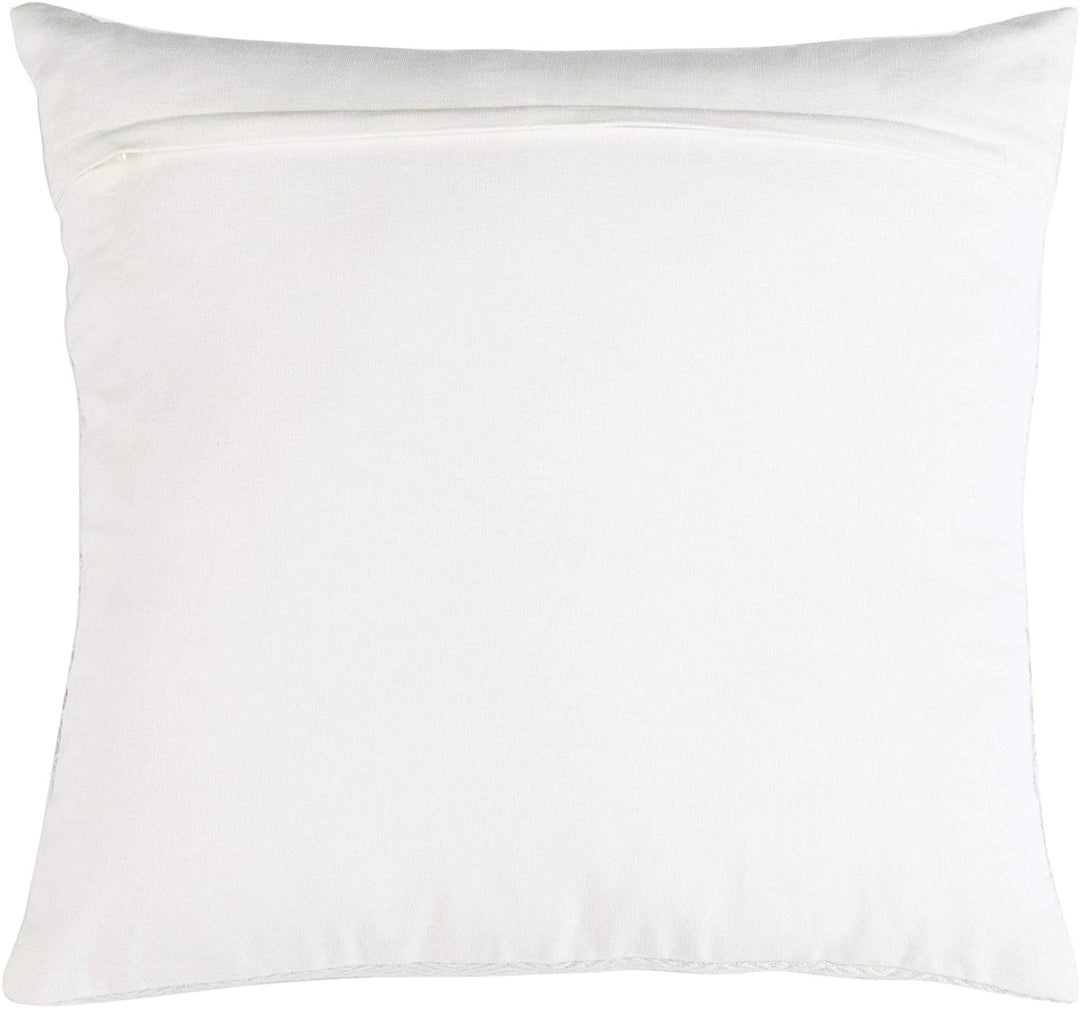 20" Pillow Beige Purple Stripe Modern Contemporary Polyester Single