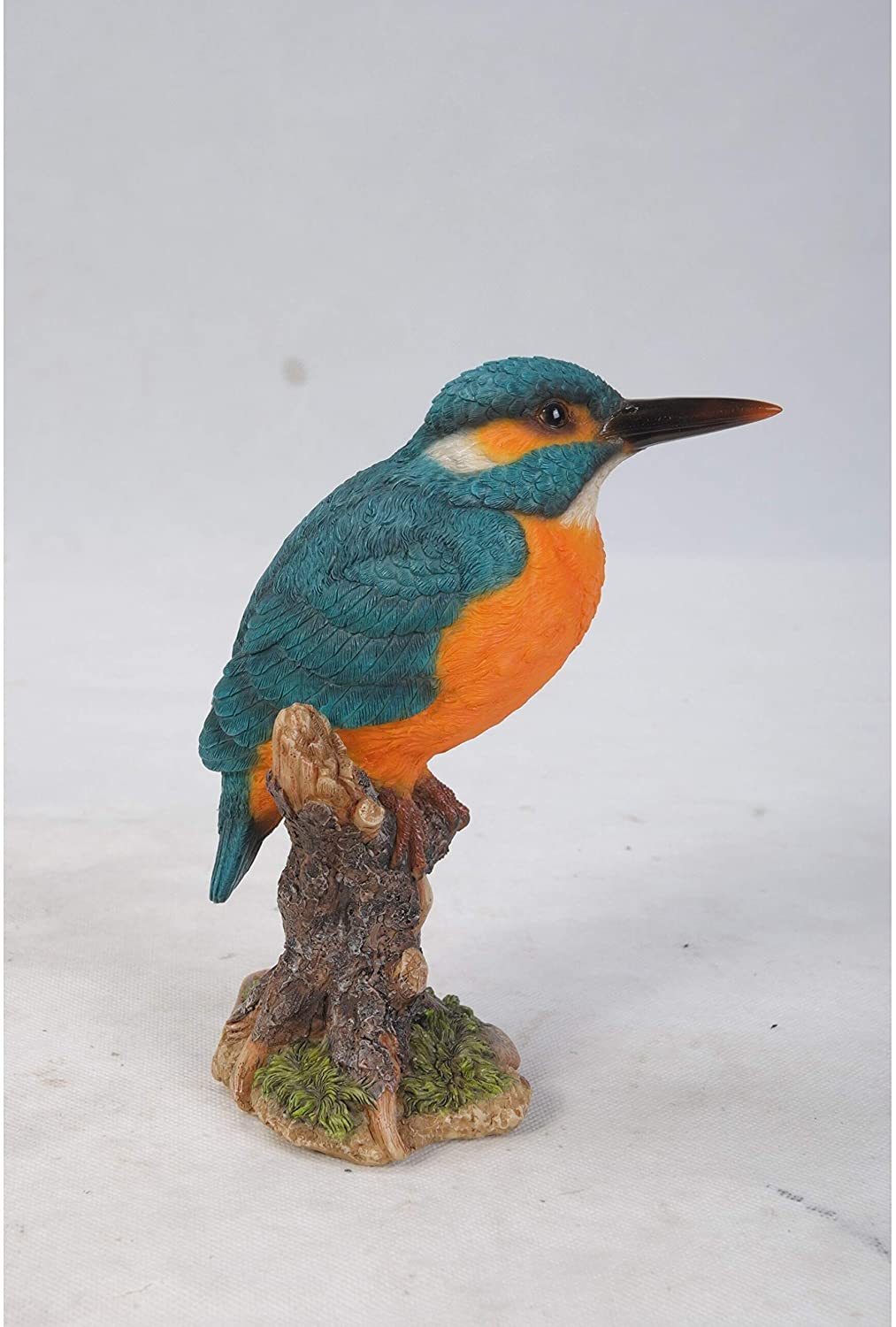 Kingfisher Stump Statue Polyresin - Diamond Home USA