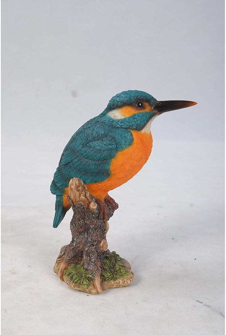 Kingfisher Stump Statue Polyresin - Diamond Home USA