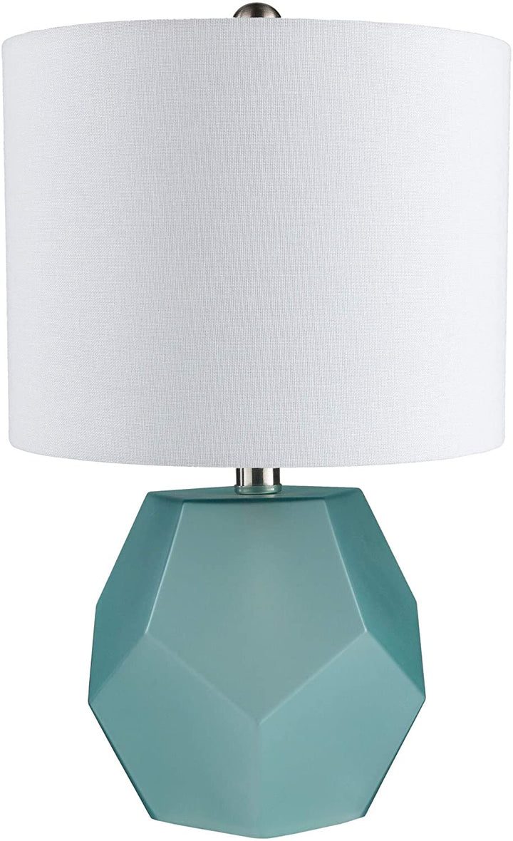 17 Aqua Modern Table Lamp White Contemporary