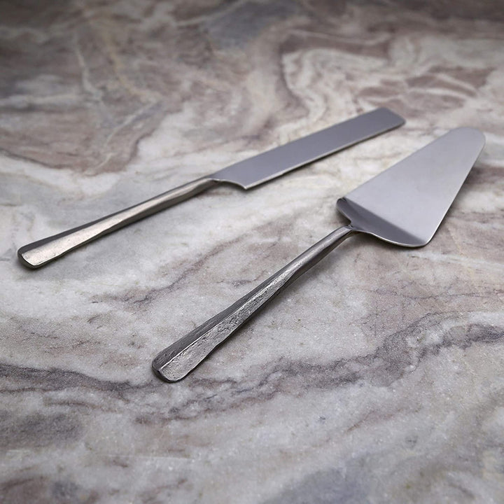 Nascent Steel Cake Serving Set Stainless 2 Piece