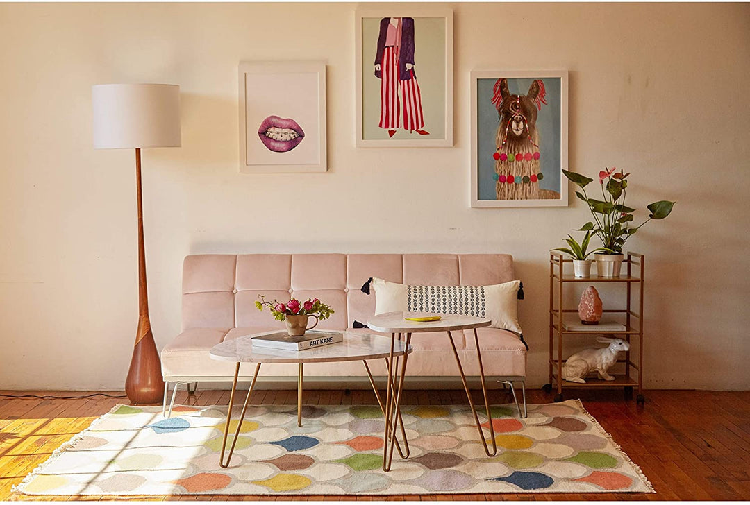 65 inch Faux Wood Floor Lamp