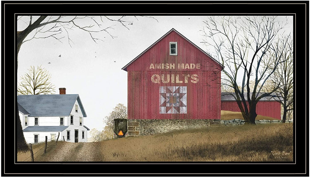 Quilt Barn by Billy Ready Hang Framed Black Frame