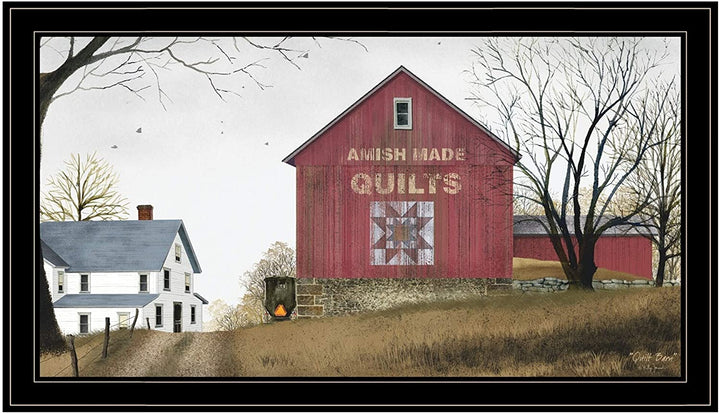 Quilt Barn by Billy Ready Hang Framed Black Frame