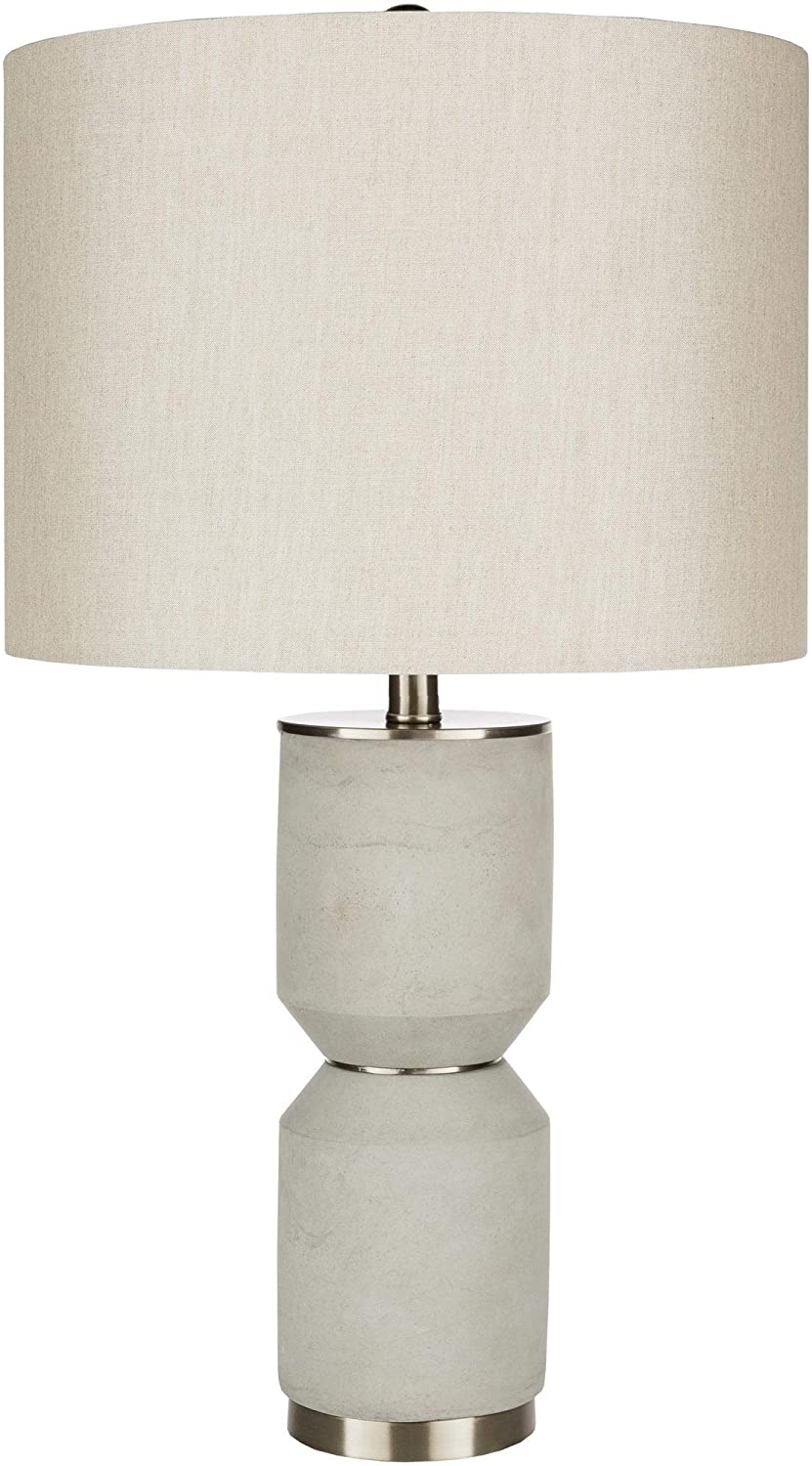 27 Gray Transitional Table Lamp White - Diamond Home USA