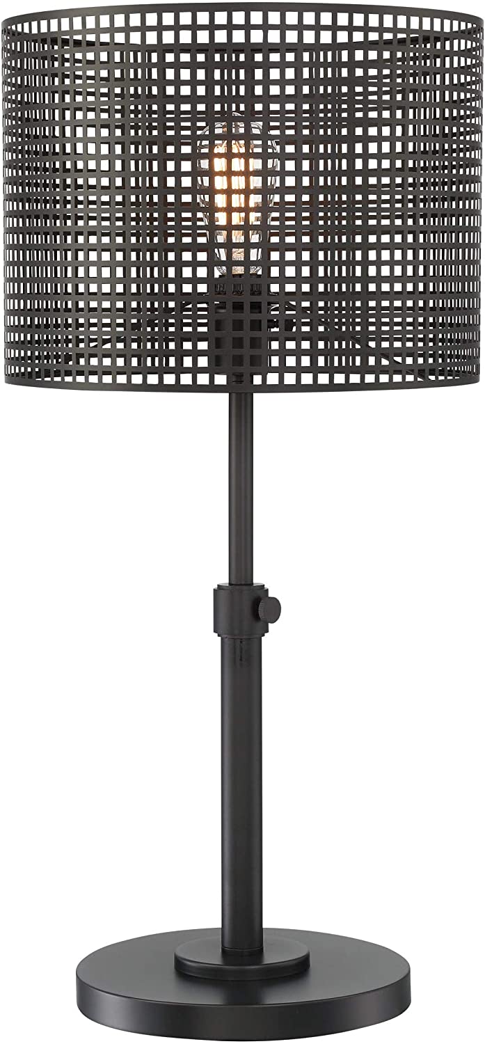 1 Light Table Lamp Black Industrial Modern Contemporary