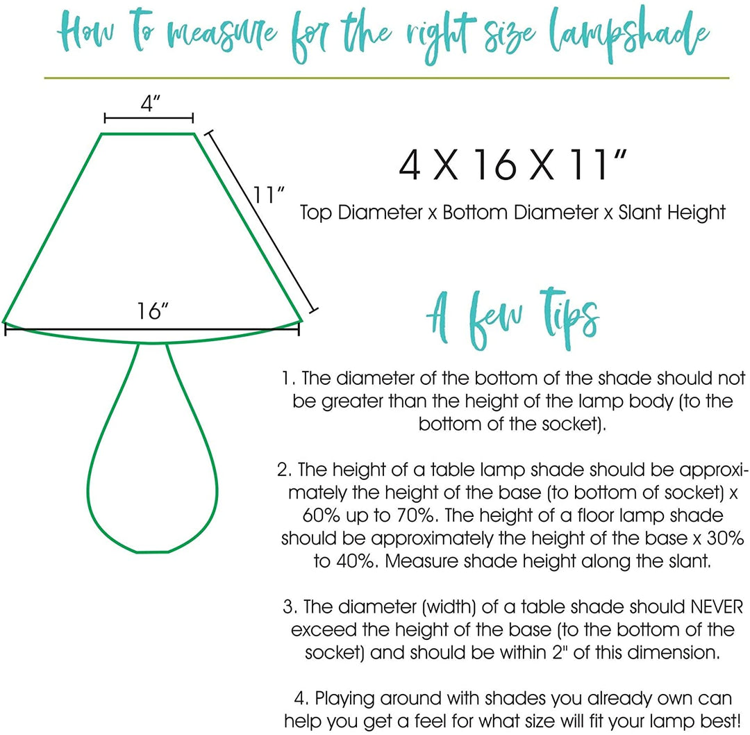 Cloth Wire Slant Deep Cone Hardback Lampshade Washer Fitter White Modern Contemporary - Diamond Home USA