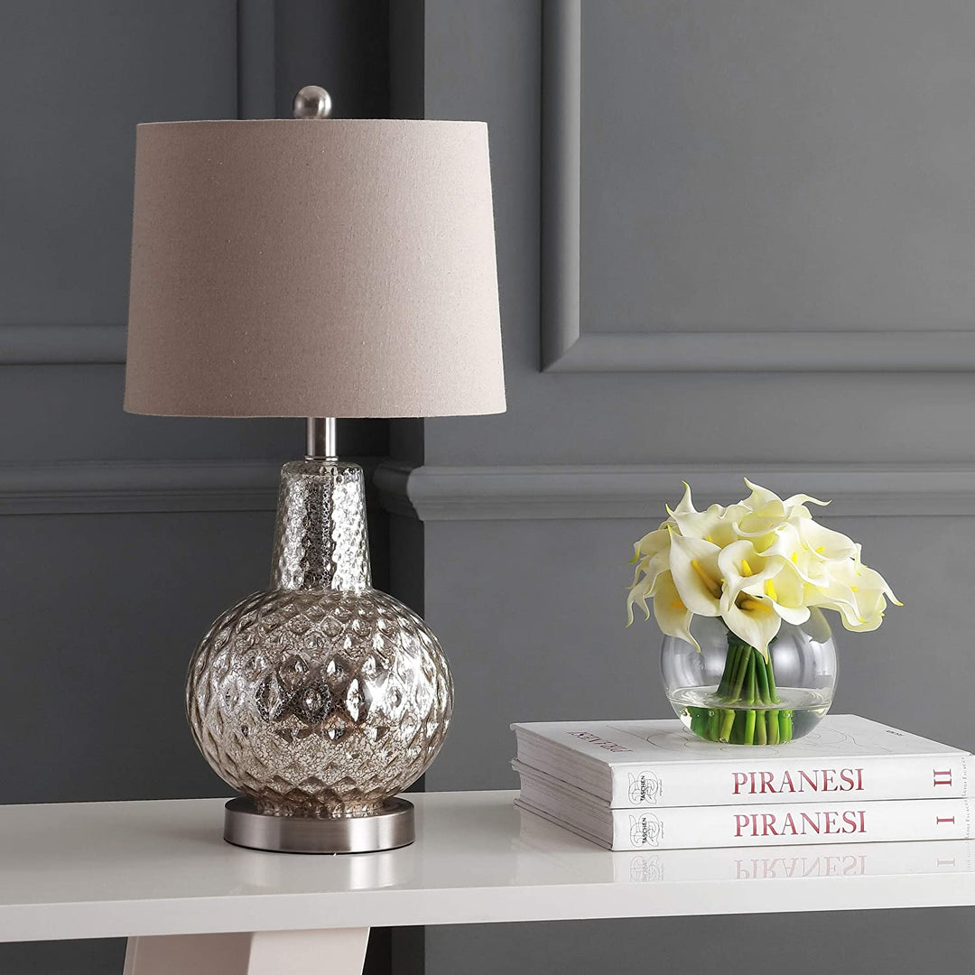 Lighting 24 inch Led Table Lamp Grey Modern Contemporary