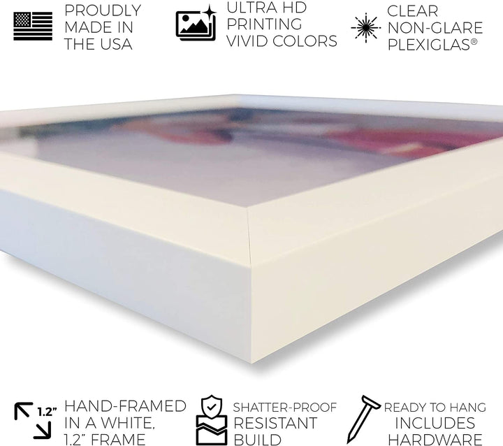 Bath Time' Fashion Glam Wall Art Framed Lifestyle White Brown Modern Contemporary Rectangle - Diamond Home USA