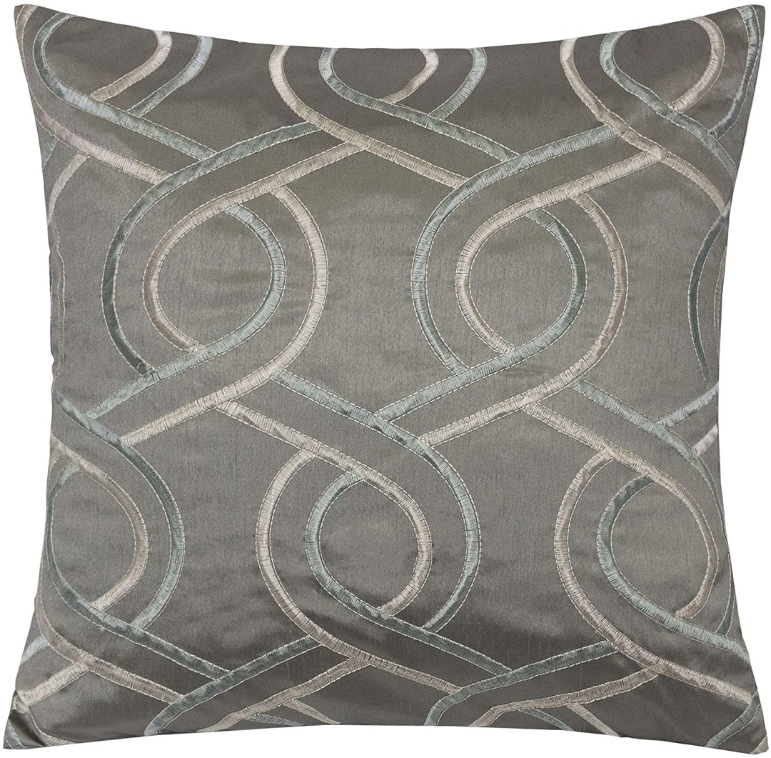 Cozy Floral Leaf Cotton Throw Pillow Cover Insert (Set 2)