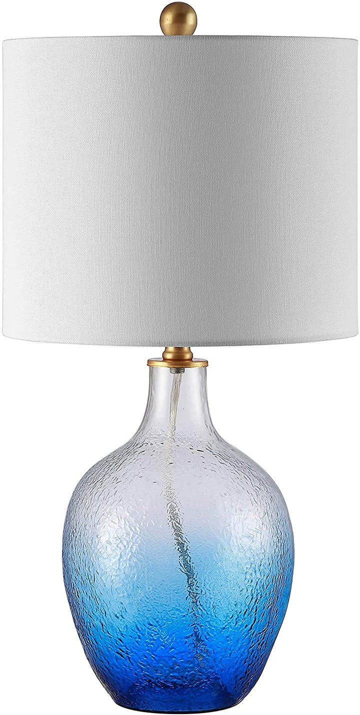 Lighting 23 75 inch Table Lamp 12" X 23 8" Blue Modern Contemporary Traditional Gold Bulbs Included - Diamond Home USA