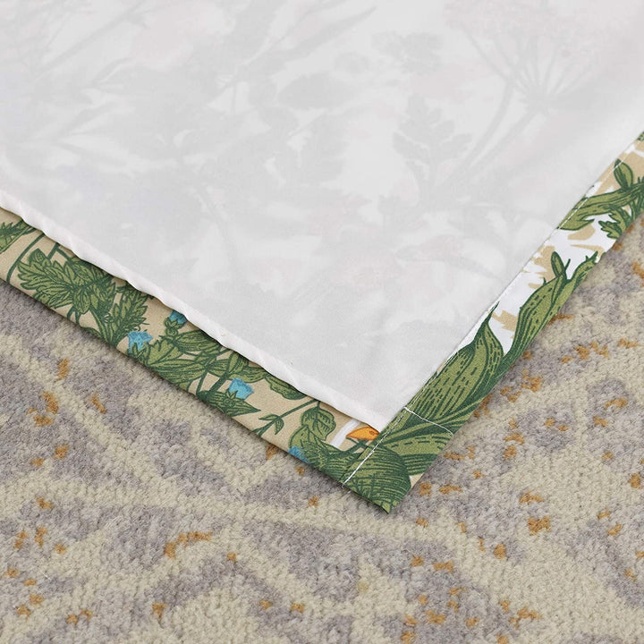 Dandelion 4 Piece Window Panel Pair Brown Geometric Bohemian Eclectic Farmhouse Rustic Polyester Includes Tiebacks - Diamond Home USA