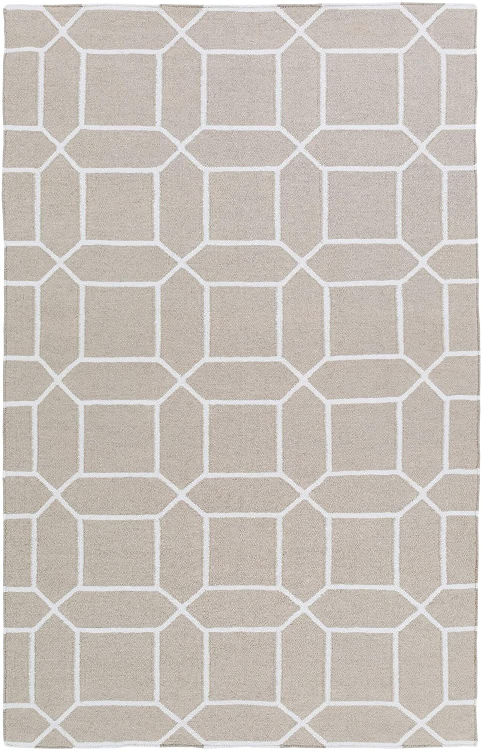 Hand Woven Geometric Pattern Indoor/Outdoor Accent Rug