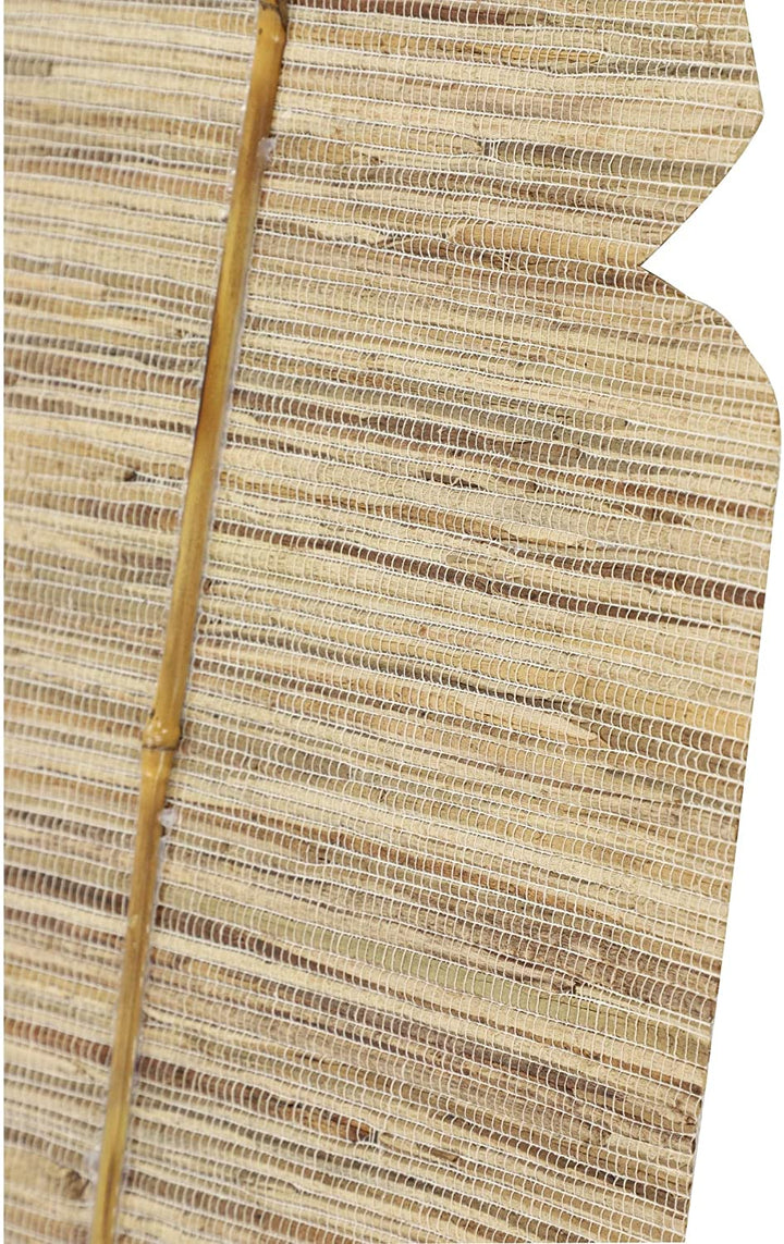 Set 4 Palm Leaf Bamboo Wood Fan Vase Fillers 13 X 1 79 Brown - Diamond Home USA