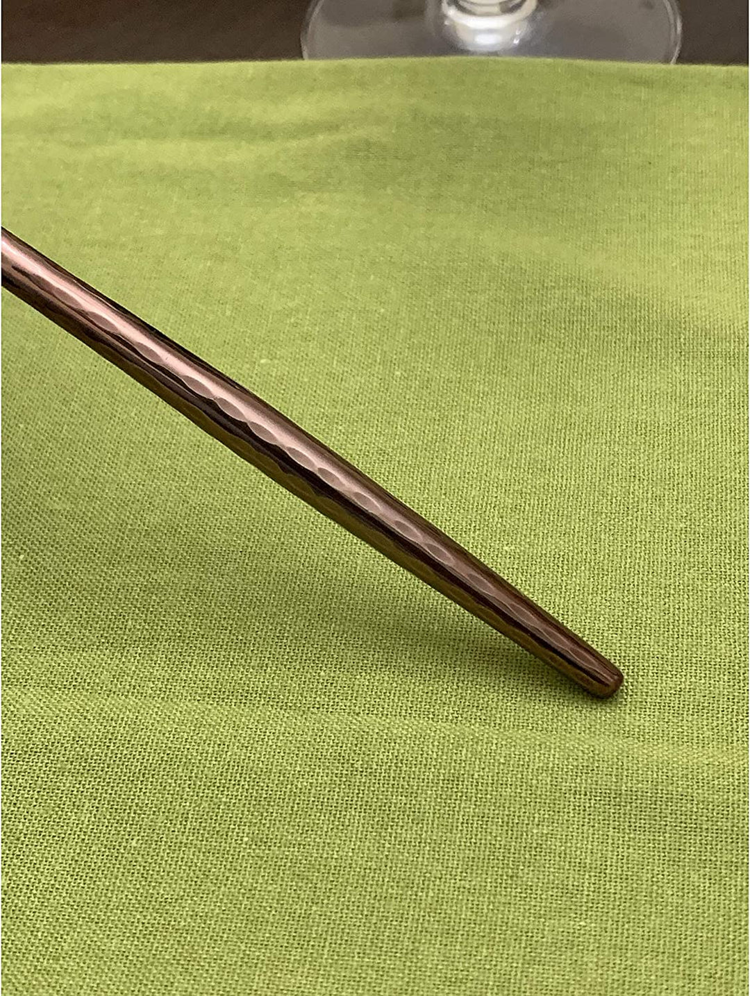 Bar Tools Accessories Bartending Kit Set 4 Home Commercial Bars (Copper Hammered) Brown Stainless Steel Piece Handmade - Diamond Home USA