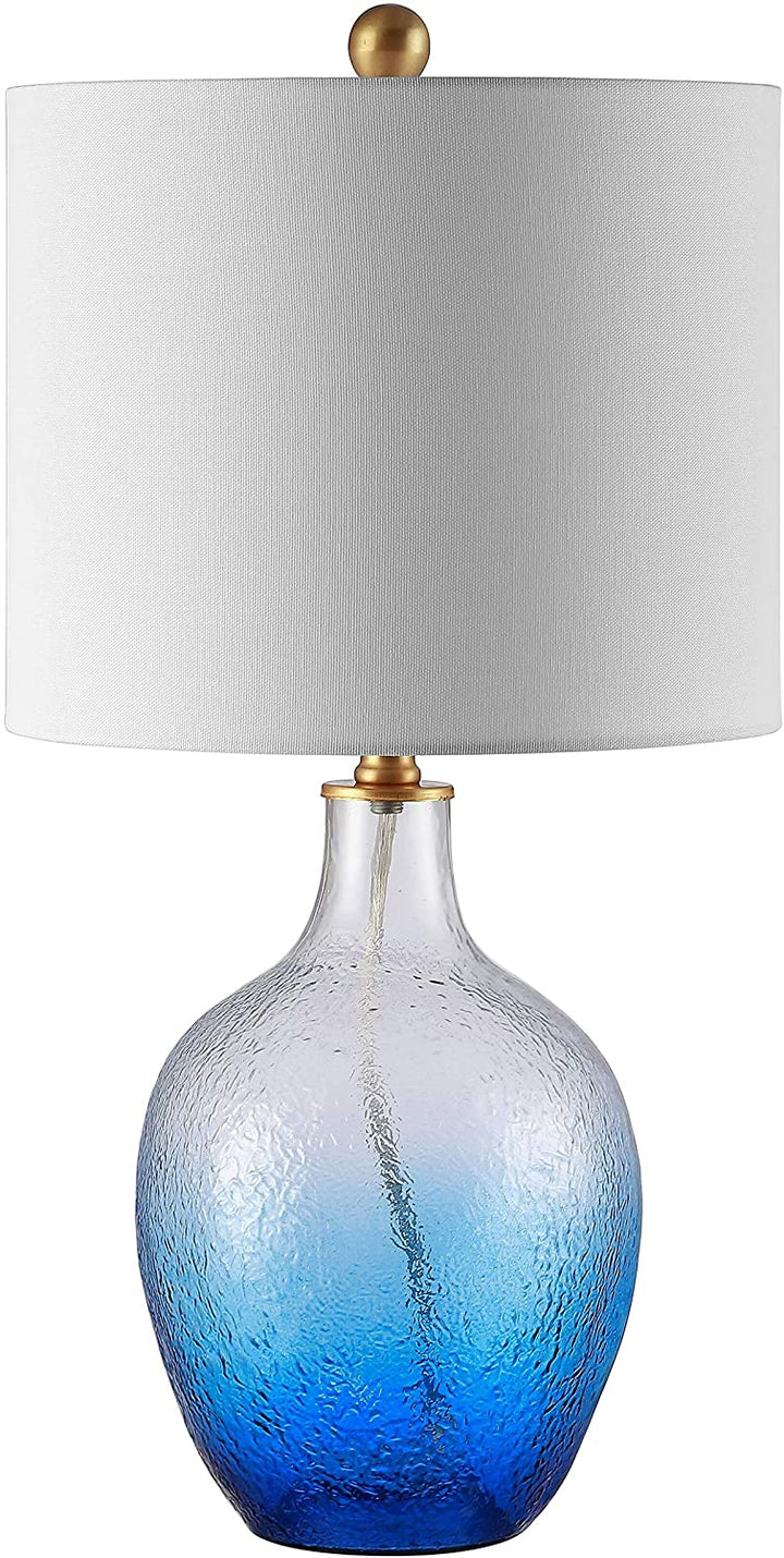Lighting 23 75 inch Table Lamp 12" X 23 8" Blue Modern Contemporary Traditional Gold Bulbs Included - Diamond Home USA
