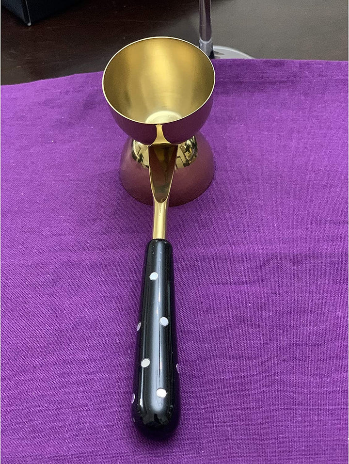 Bar Tools Accessories Bartending Kit Set 4 Home (Golden Black) Gold Stainless Steel Piece Handmade - Diamond Home USA