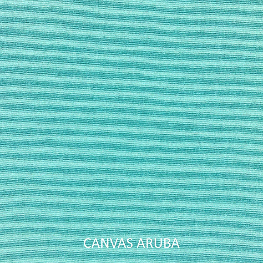 Canvas Aruba Indoor/Outdoor Bench Cushion 48 W X 19 D Blue Solid Modern Contemporary Traditional Transitional Acrylic Fade Resistant Uv