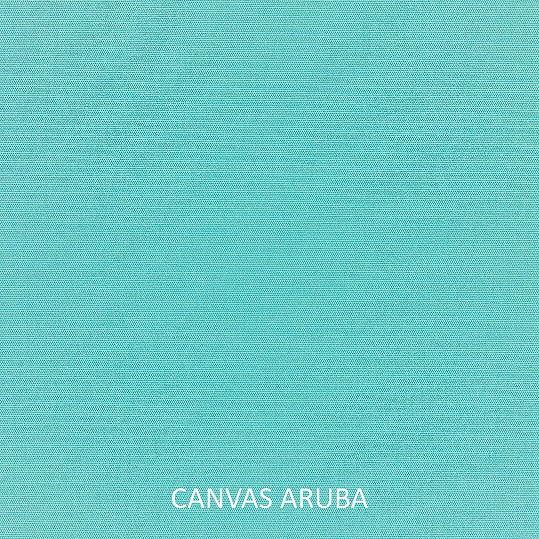 Canvas Aruba Indoor/Outdoor Bench Cushion 48 W X 19 D Blue Solid Modern Contemporary Traditional Transitional Acrylic Fade Resistant Uv