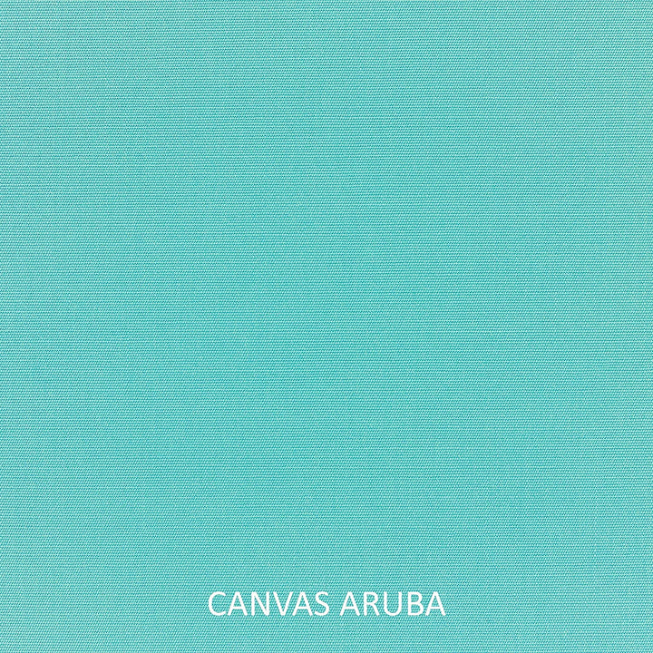 Canvas Aruba Indoor/Outdoor Bench Cushion 48 W X 19 D Blue Solid Modern Contemporary Traditional Transitional Acrylic Fade Resistant Uv