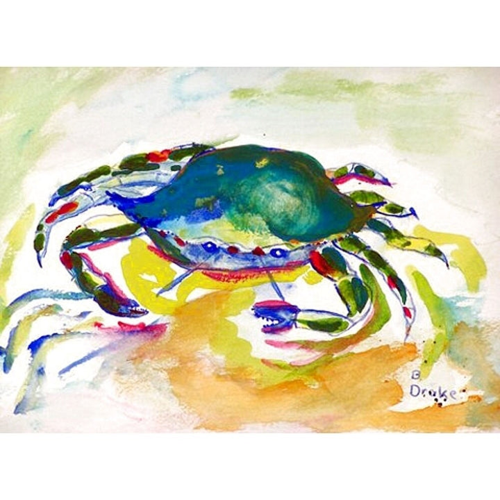 color Polyester Green Crab Placemats (Pack of 4)