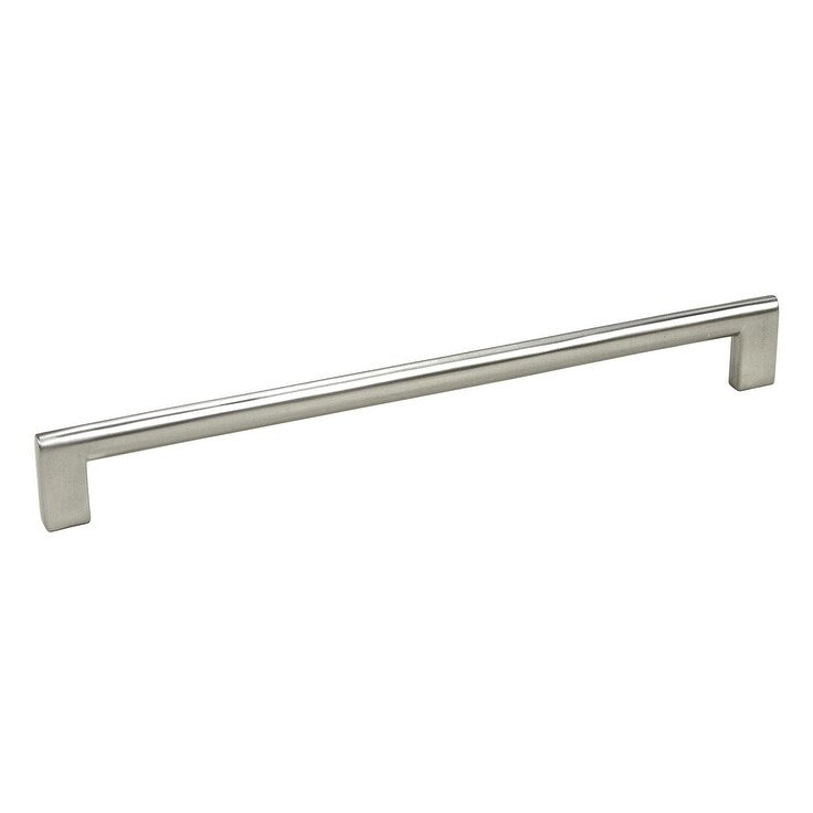 Contemporary 10-7/8 Inch High Heel Arch Design Stainless Steel Cabinet Bar Pull Handles (Pack Of 4) Silver Nickel Finish