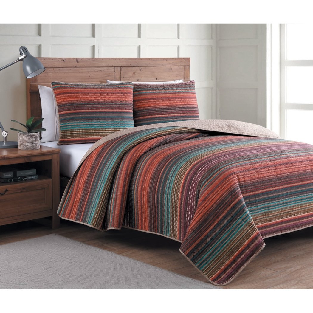 Gem Tones Rainbow es Quilt Set Summer Lightweight