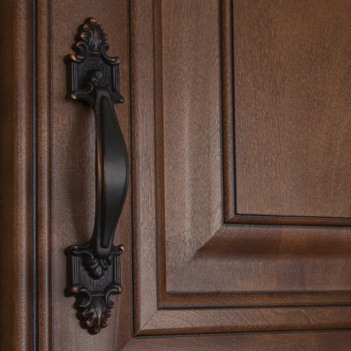 3.5 inch Oil Rubbed Bronze Old World Cabinet Pulls (Pack of 10) Brown Metal Finish