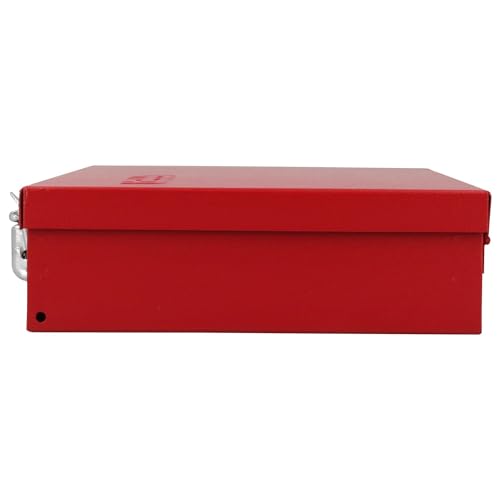 URREA Metal Tool Box - 15" x 6.7" x 2.2" Tool Storage/Organization Box with 24 - Diamond Home USA