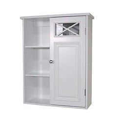 Virgo 1-door Wall Cabinet - Diamond Home USA