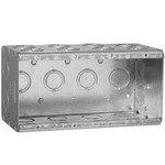 Hubbell 698 Masonry Box 4 Device Non-Gangable 3-1/2" Deep 1/2" & 3/4" End
