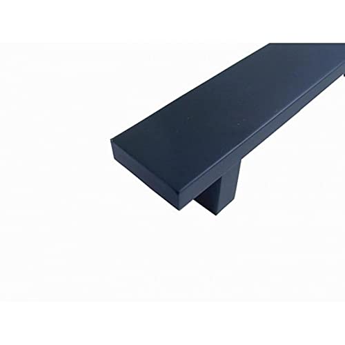 8 inch Rectangular Cabinet Handle Black Finish Contemporary 8-inch Rectangular - Diamond Home USA