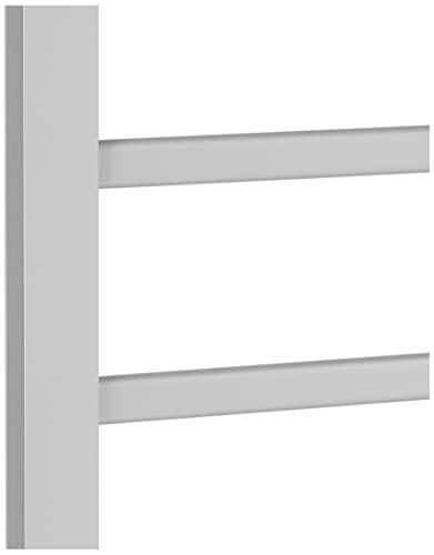 Heat Rails Towel Warmer Drying Rack with Timer Brushed Chrome Color - Diamond Home USA