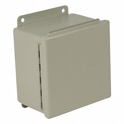 Wiegmann B060403CH NEMA 12 JIC Box Continuous Hinge Steel 6" x 4" x 3"