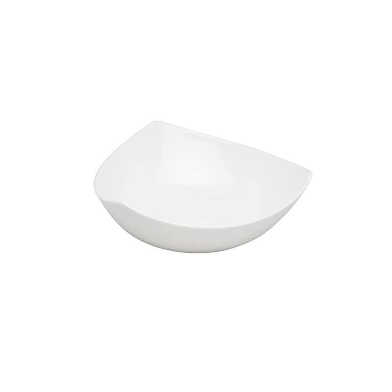 Knight Collection etropolitan Triangle Soup Bowls Set Of 6 White Solid Formal