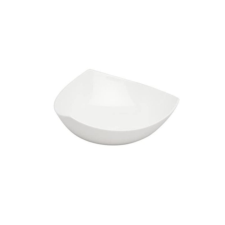 Knight Collection etropolitan Triangle Soup Bowls Set Of 6 White Solid Formal