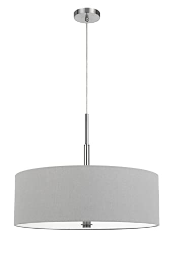 Cal Lighting FX-3744-GRA Transitional Four Light Pendant from Lonoke - Diamond Home USA