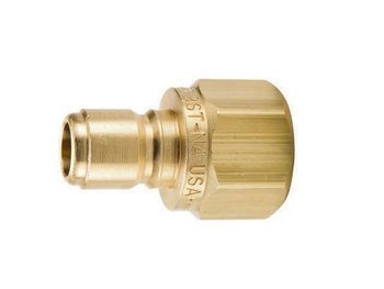 Parker BST-N6 High Flow Hydraulic QC Nipple 3/4 NPT Female Brass