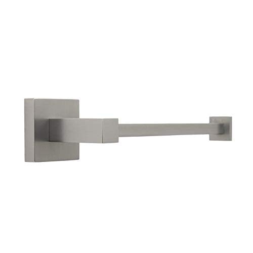 Toilet Paper Holder in Gunmetal Finish Grey Metal - Diamond Home USA