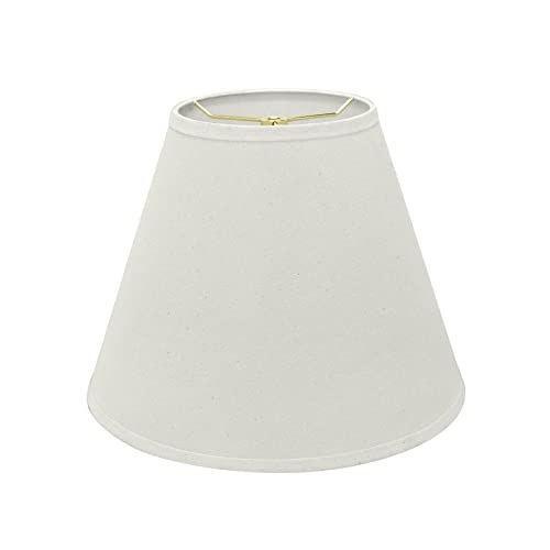 Shaped Spider Construction Lamp Shade In Off White (7" X 14" 11") Off/White - Diamond Home USA